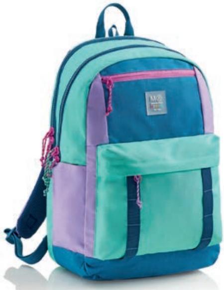 Miquelrius Backpack Triple Amsterdam Recy 28l 3 compartments purple (28 l)