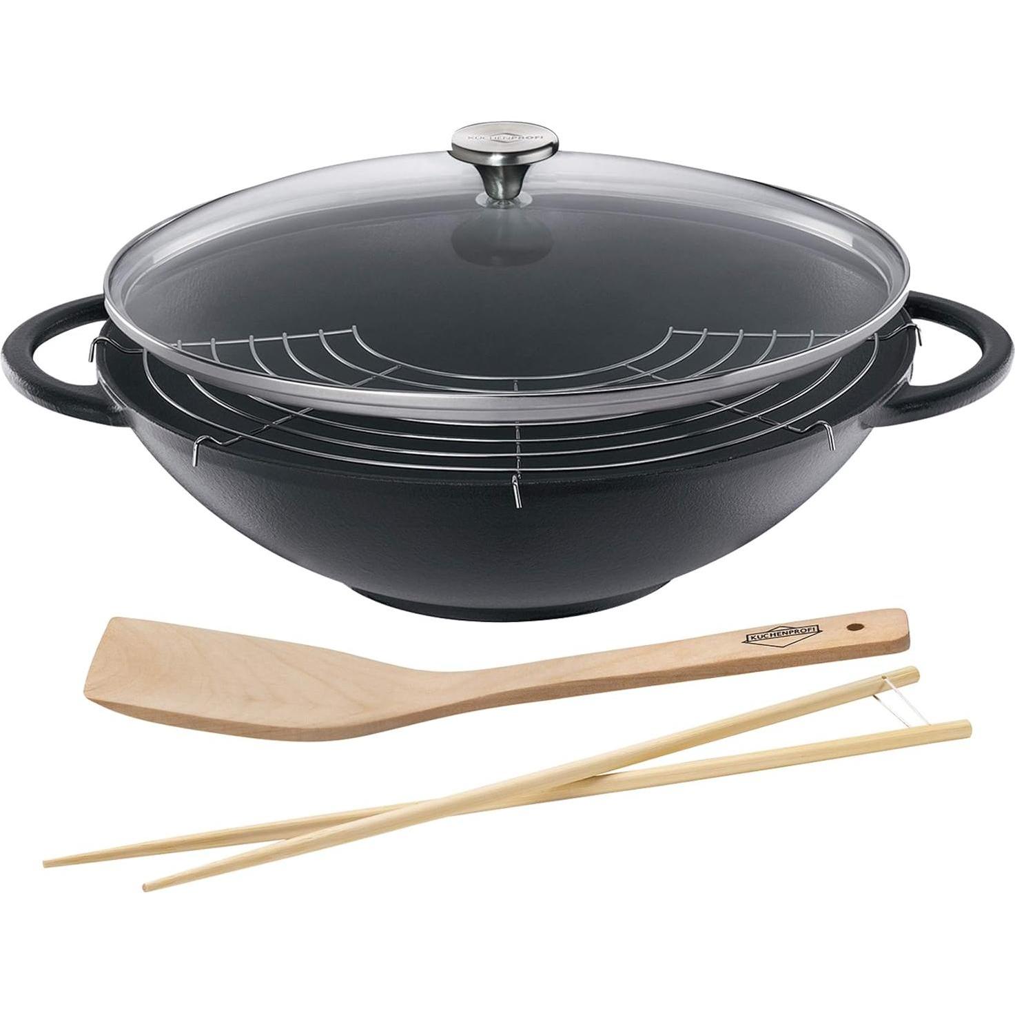 Küchenprofi Provence, Pfanne + Kochtopf, Schwarz