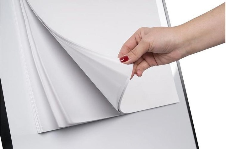 Produktbild Bi-Office Flipchart Blanko, 5 Blöcke à 40 Blätter