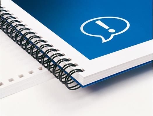 Produktbild GBC WireBind A4 100 Stk. - Ring Ø 11 mm, schwarz