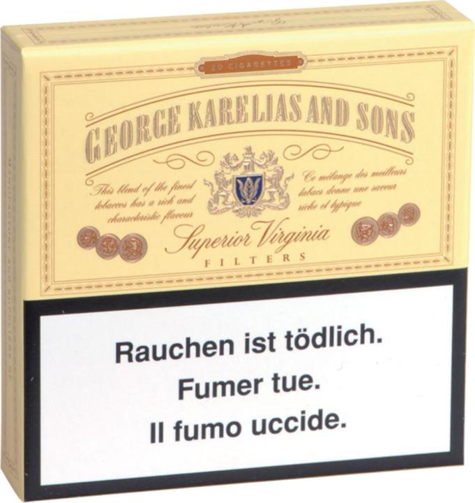 George Karelias and Sons Boîte Virginia Filters (10 pcs)