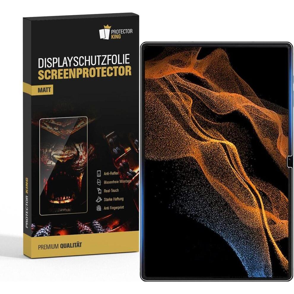 Thumbnail - Protectorking 3x Premium Displayschutzfolie Matt Entspiegelt (3 Stück, Galaxy Tab S8 Ultra), Tablet Schutzfolie