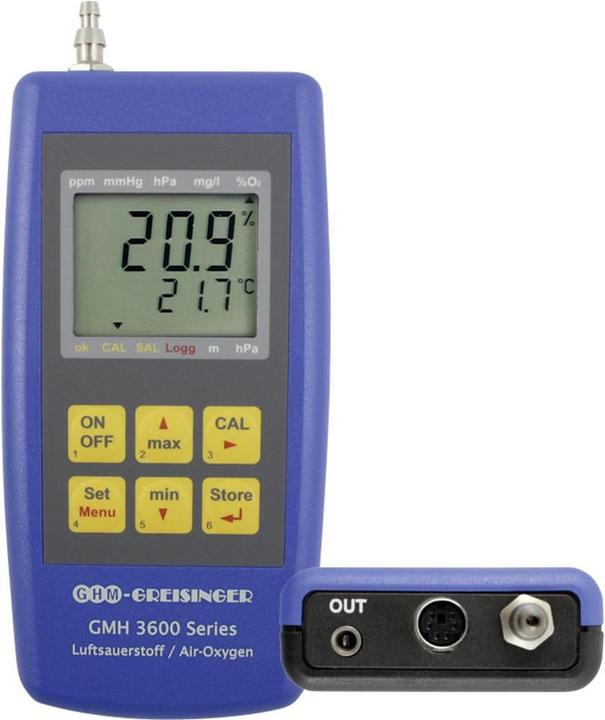 Produktbild Greisinger Sauerstoff-Messgerät GHM GMH36 (Sauerstoff Messgerät)