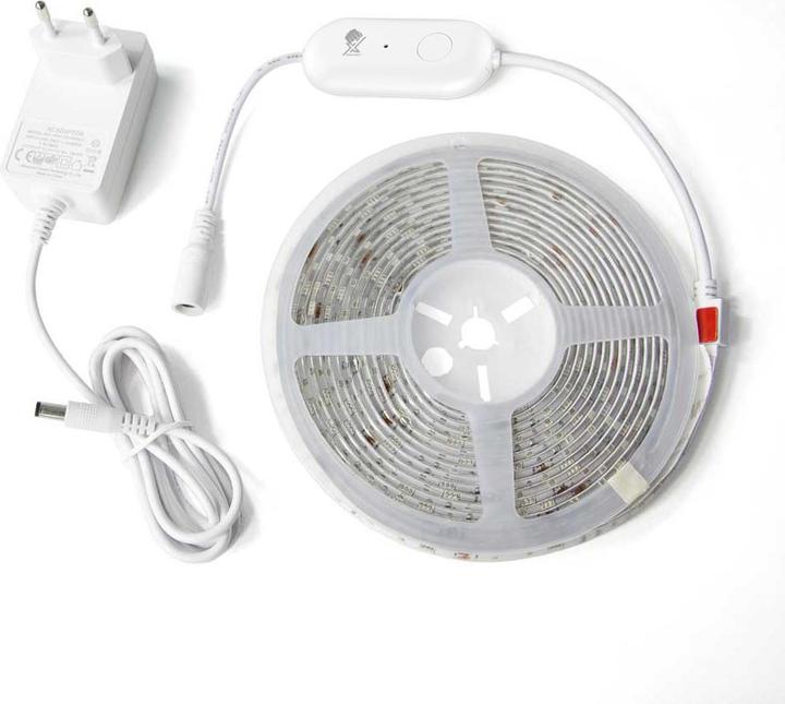 Image du produit KnockautX Bande lumineuse à LED RGBCW 12V | 5m (RGBW, Blanc neutre, Blanc froid, Blanc chaud, 500 cm, Intérieur, Extérieur)