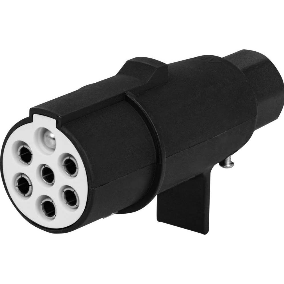 SecoRüt, Attrezzatura per garage, EP031 Anhänger Stecker (Steckdose 7polig Typ S - Klemmen) Kunststoff