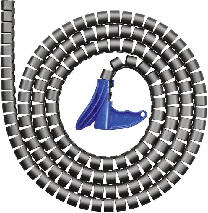 Produktbild HellermannTyton Kabelschlauch 32 mm (max) Silb (Kabelschlauch, 2500 cm)