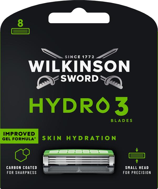 Actual product image Wilkinson Hydro3 Replacement Blades (8x)