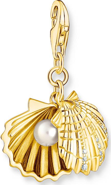 Actual product image Thomas Sabo Charm Club Shell Gold (925 silver, 750 yellow gold gilding)