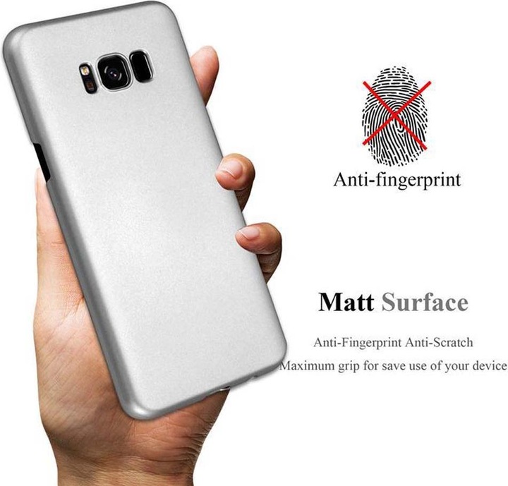 Actual product image Cadorabo Hard Cover Matt Metal Cover (Samsung Galaxy S8+)