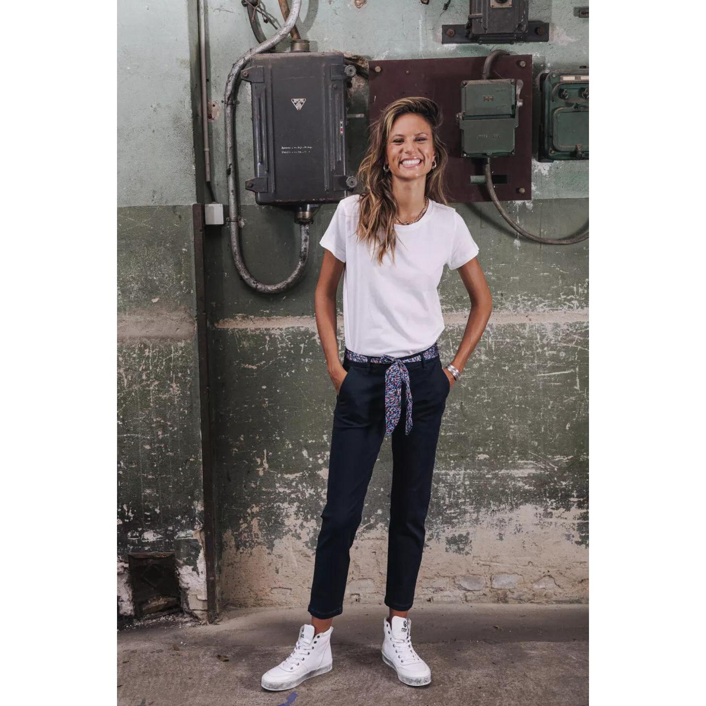 Freeman T. Porter, Damen, Hosen, chinohose damen claudia felicita, Blau, (26)