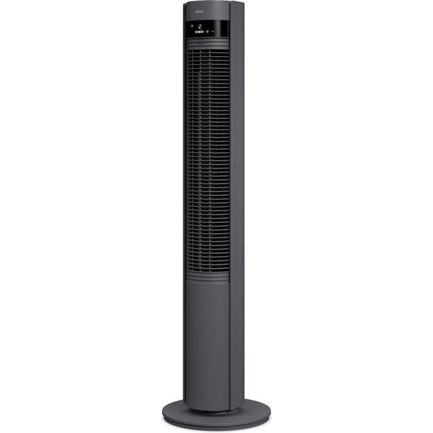 Duux Elevate – Stille Torenventilator met Ionisator – 12 Snelheden & Slimme Slaapmodus - Grijs, Ventilatore, Grigio