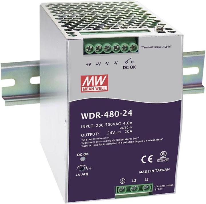 Produktbild MeanWell HutschienenNetzteil (DINRail)