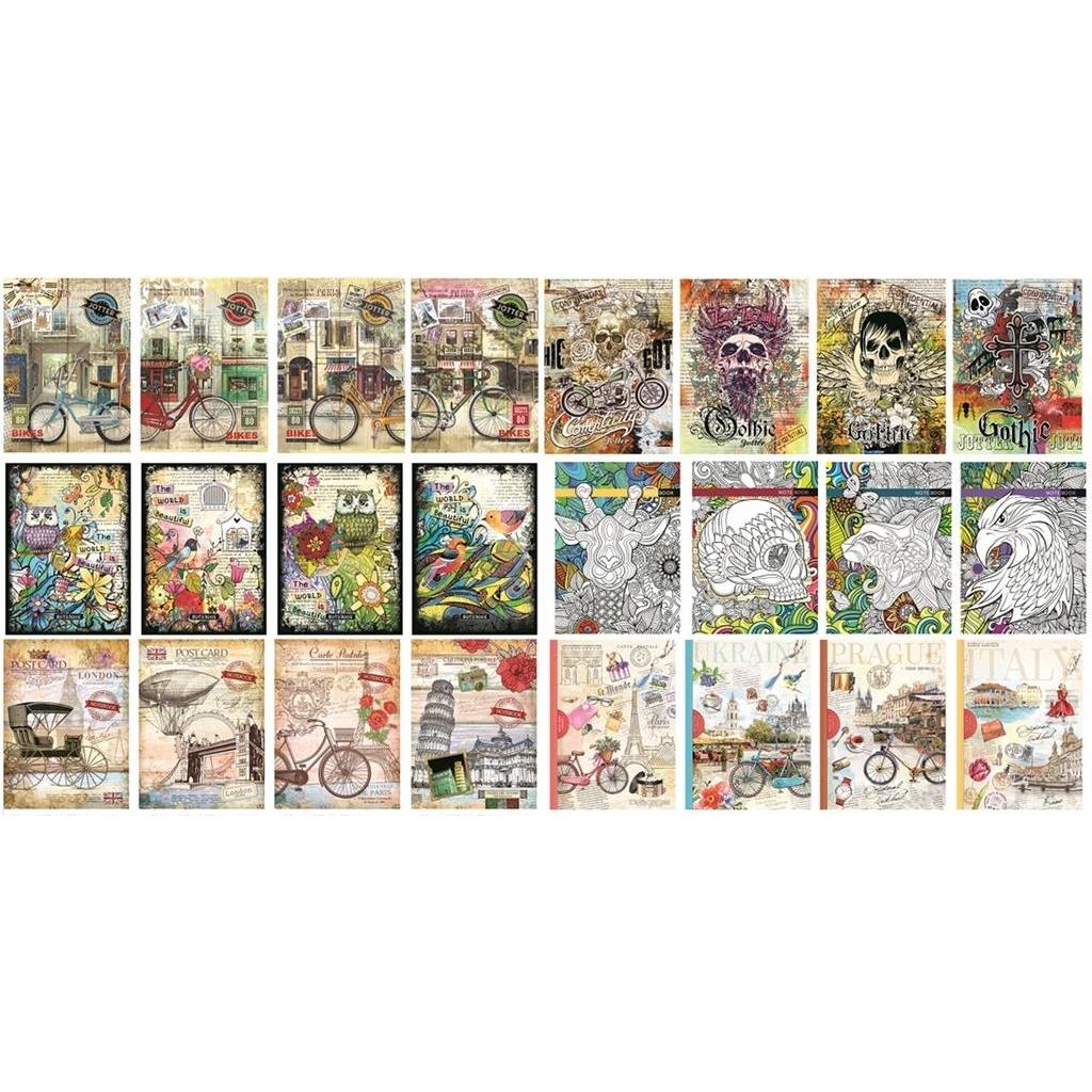 Fresh, Quaderni + Bloc notes, Dekoratives Notizbuch A5/80K Raster (A5)
