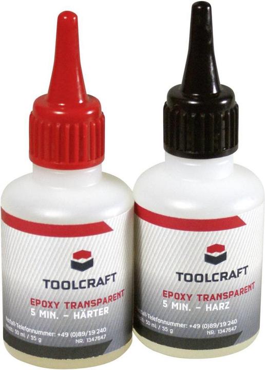 Toolcraft 1347647 Époxy transparent 5 Mi