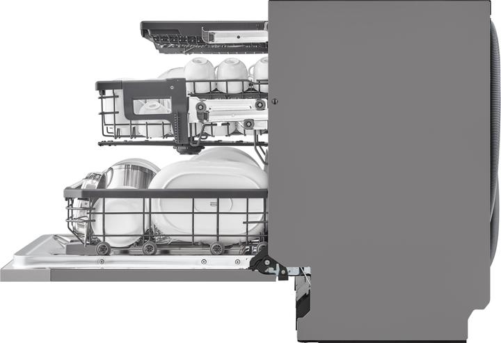 Produktbild LG QuadWash DB475TXS Geschirrspüler mit Vollentleerung Klasse A 14 Plätze Dampf Wi-Fi