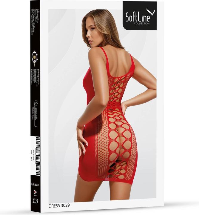 Produktbild Softline Kleid 3029 rot (One Size)