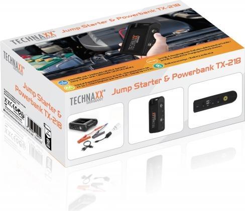 Productafbeelding Technaxx JUMP STARTER POWERBANK TX-218 (12000 mAh, 100 W, 39.60 Wh)