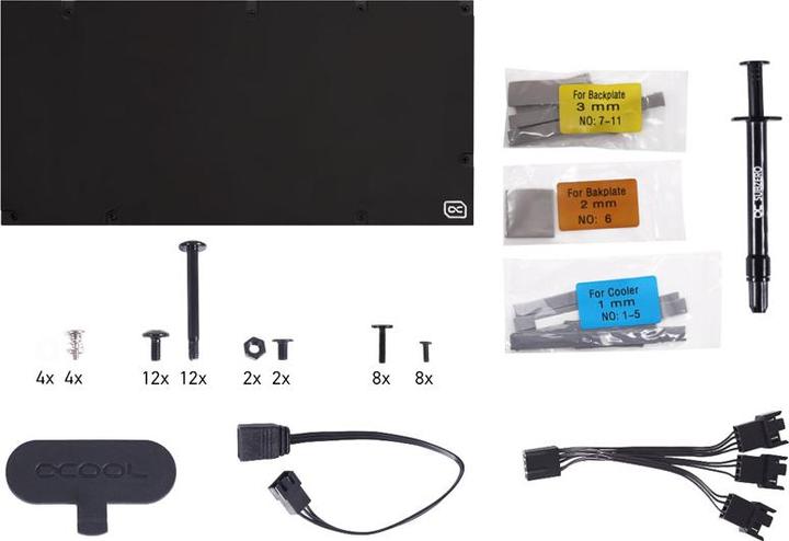 Image du produit Alphacool Eiswolf 2 AIO - 360mm RTX 3090 TI Strix/TUF avec plaque arrière