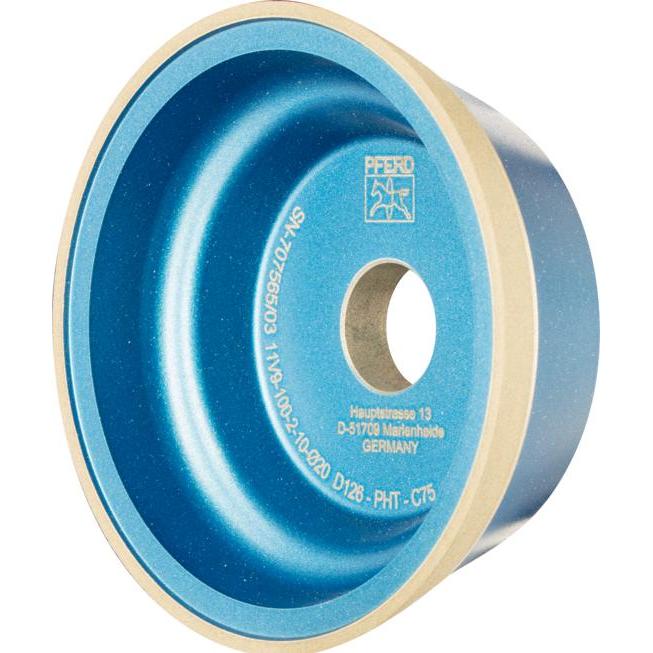 Pferd, Schleifmittel, Diamant-Schleifwerkzeug 11V9 100-2-10-20 D126 PHT C75 (C 75)