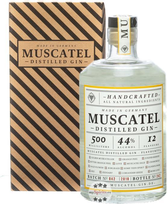 Actual product image Muscatel Distilled Gin Gin from Germany