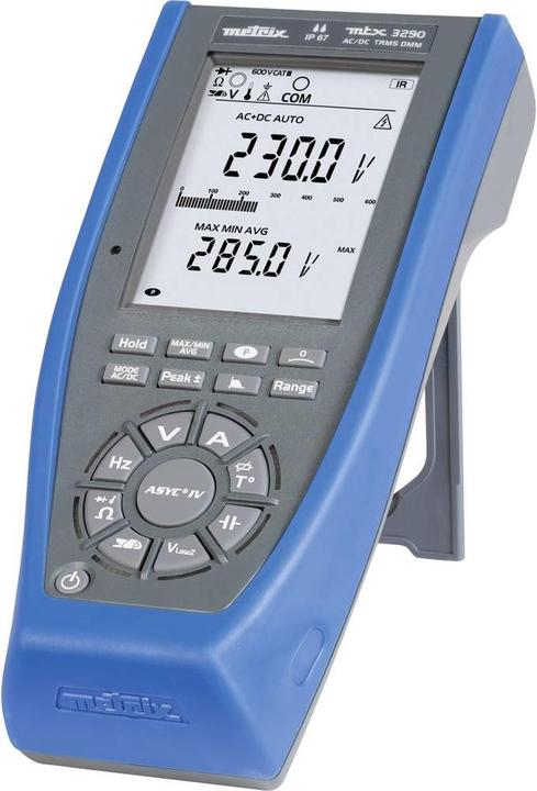 Immagine prodotto Metrix Multimetro portatile MTX3290 Calibrazione (CAT III 1000V, CAT IV 300V)