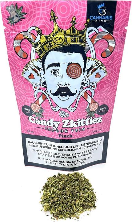 Produktbild Cannabis King Candy Zkittlez Pinch Trim (18 g, Indoor)