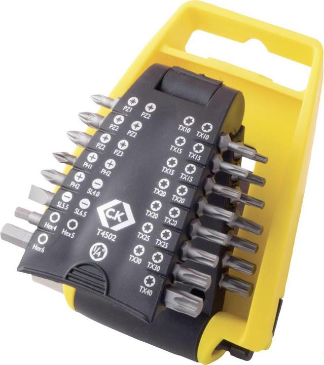 Produktbild C.K Magma Bit-Set 31teilig T4502 Kreuzsc (Innensechskant, Innensechsrund TX)