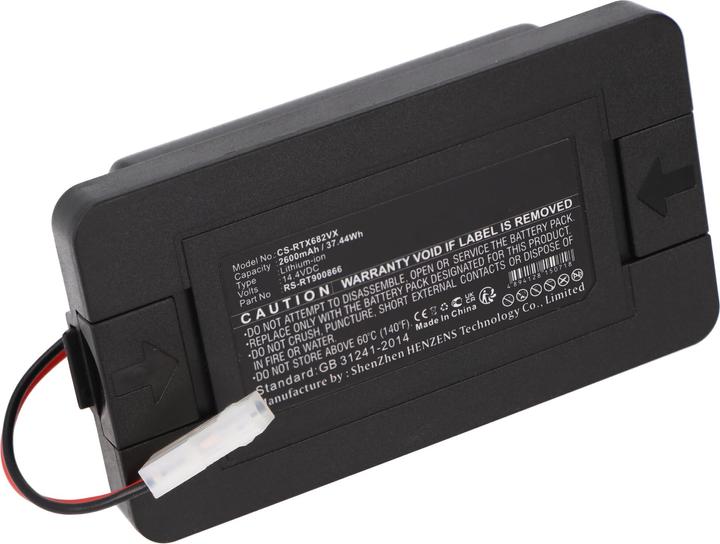 Actual product image CS Cameron Sino Battery suitable for Rowenta RR6825, Rowenta RR7455, Rowenta RS-RT900866, 14,4V 2600mAh Li-Ion
