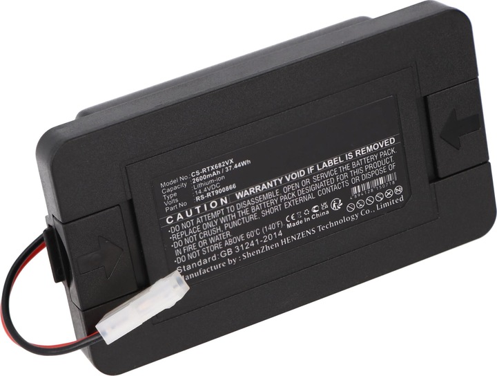 Produktbild CS Cameron Sino Akku passend für Rowenta RR6825, Rowenta RR7455, Rowenta RS-RT900866, 14,4V 2600mAh Li-Ion Akku