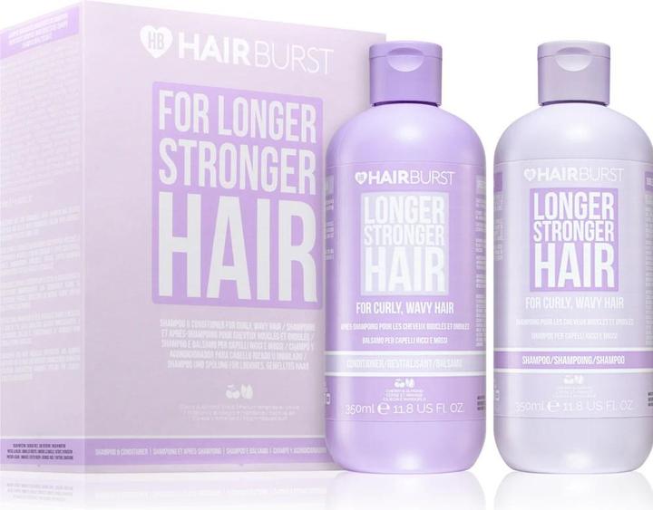 Actual product image Hairburst Hair Burst Wavy & Curly Hair Shampoo and Conditioner Set - Sulfate, SLS, Paraben Free (Liquid shampoo, 350 ml)