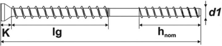 Actual product image Toproc Screw mounting anchor TSM-D (50 pcs.)