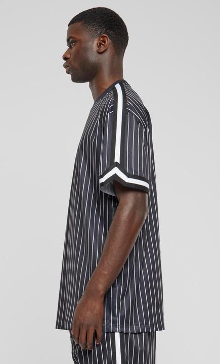 Produktbild Urban Classics Oversized Striped Mesh Tee - 138093 (L)