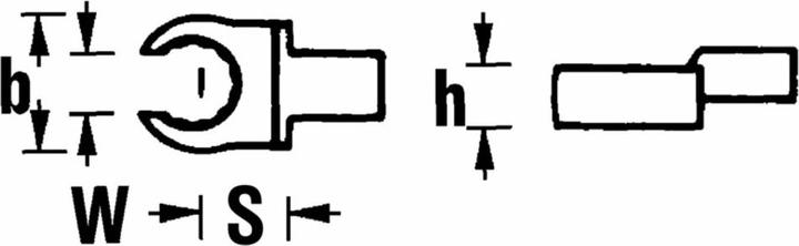 Actual product image Stahlwille 733a/10 OPEN-RING insertion tools 5/8 (5/8")