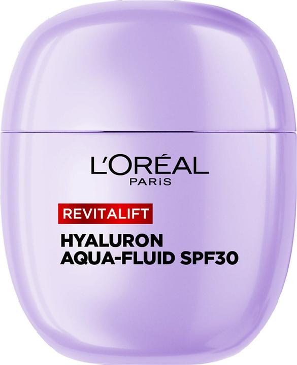 L'Oréal Paris Hautfluid SPF 30 Hyaluron Aqua Fluid 40 ml (40 ml, Crema da giorno, SPF 30)