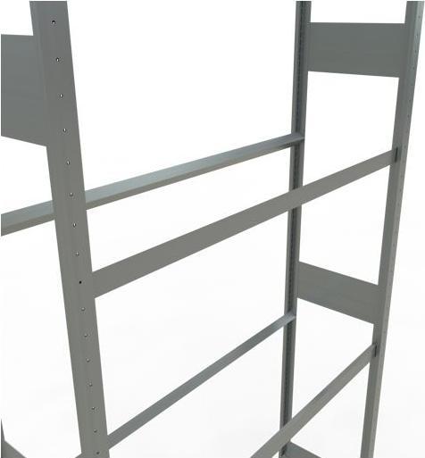 Actual product image Schulte Lagertechnik Wheels basic rack MULTIplus150