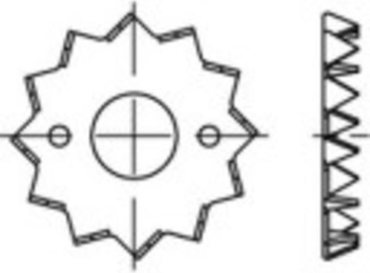 Produktbild Toolcraft Holzverbinder DIN 1052 Stahlbl (150 Stk.)