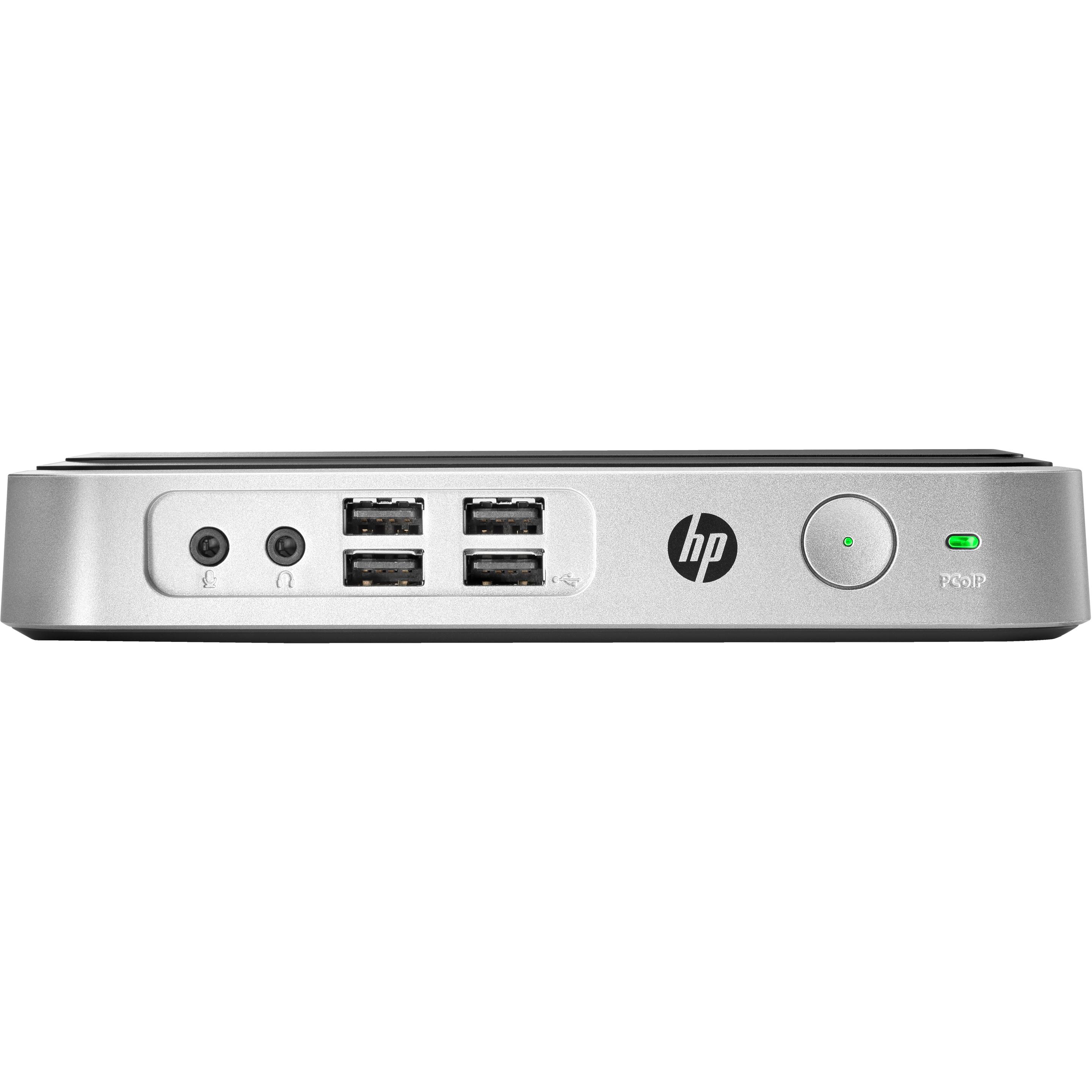 HP t310 G2 - Zero Client - DTS - 1 Tera2321 - RAM 512 MB (32 GB, Teradici Tera2321), PC, Silber