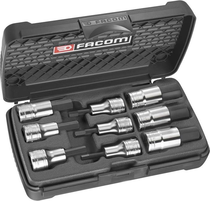 Actual product image Facom Internal hexagon socket wrench (14 mm, 12 mm, 5 mm, 6 mm, 19 mm, 8 mm, 17 mm, 10 mm, 7 mm)