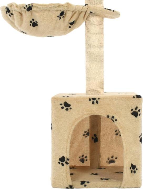 Actual product image vidaXL Charlee (105 cm, Beige with paw pattern)