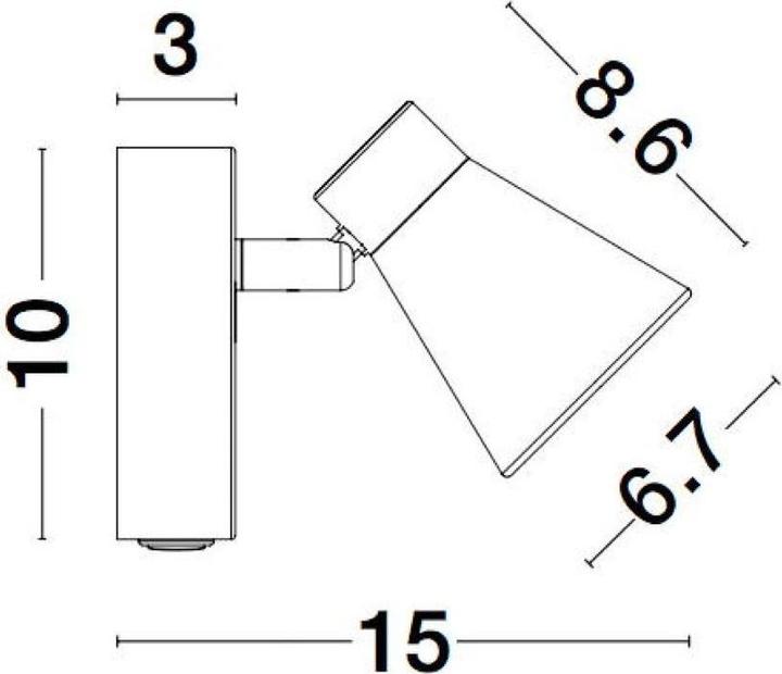 Actual product image Nova Luce Gropius (GU10)