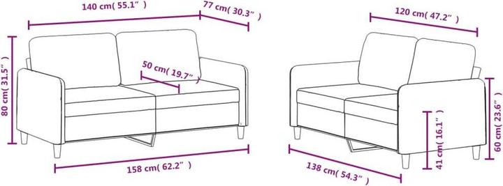 Produktbild vidaXL Harley (2-Sitzer)