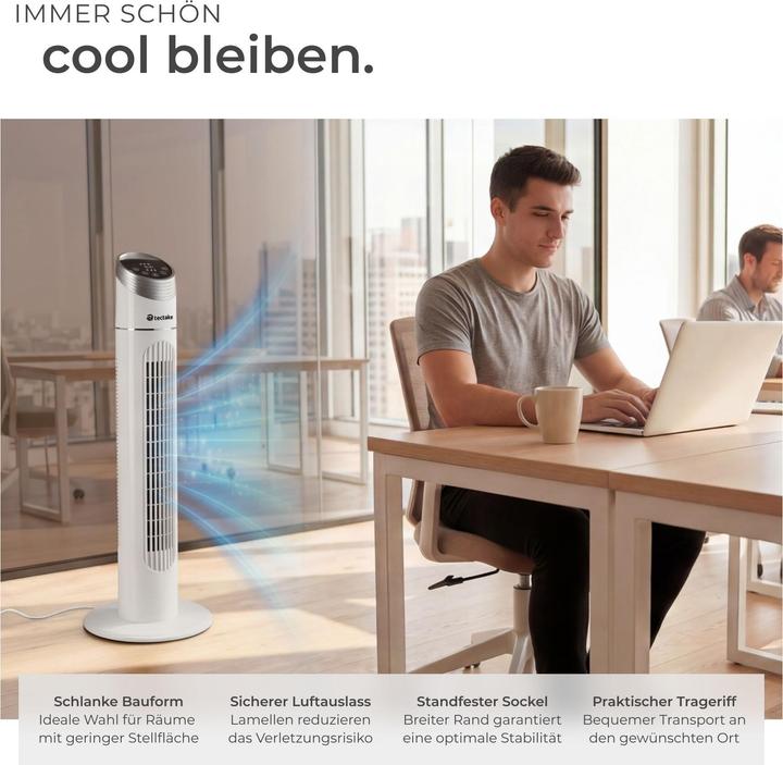 Produktbild tectake Turmventilator (50 dB)