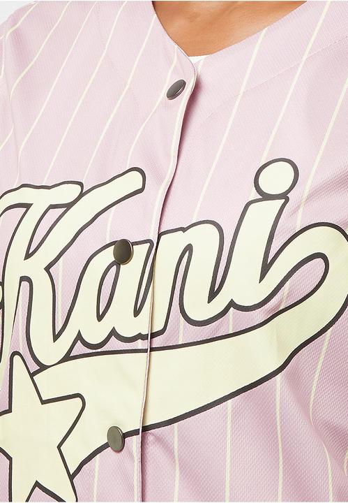 Immagine prodotto Karl Kani Woven Signature Pinstripe Baseballshirt - 201085 (S)