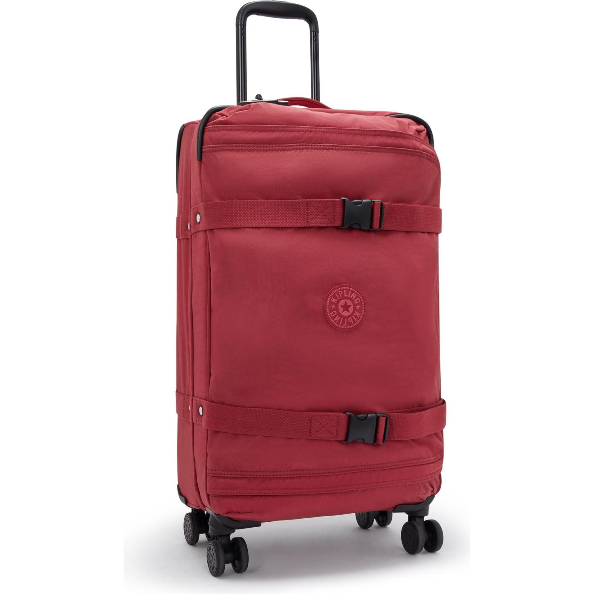 Kipling, Koffer, Spontaneous M 4 Rollen Trolley M 66 cm, Rot, (71 l, M (50 - 90l))