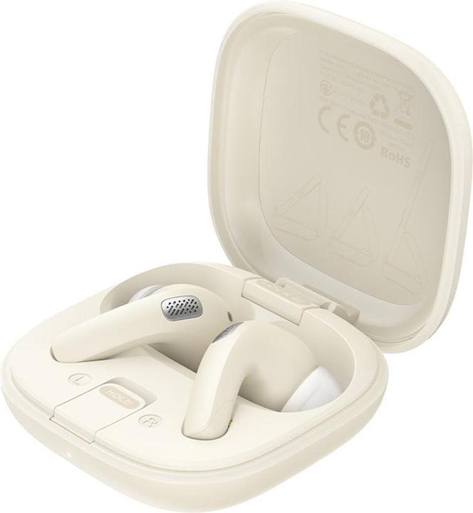 Actual product image Acefast W4 TWS in-ear headphones with wireless phone stand function - white (7 h, Wireless)