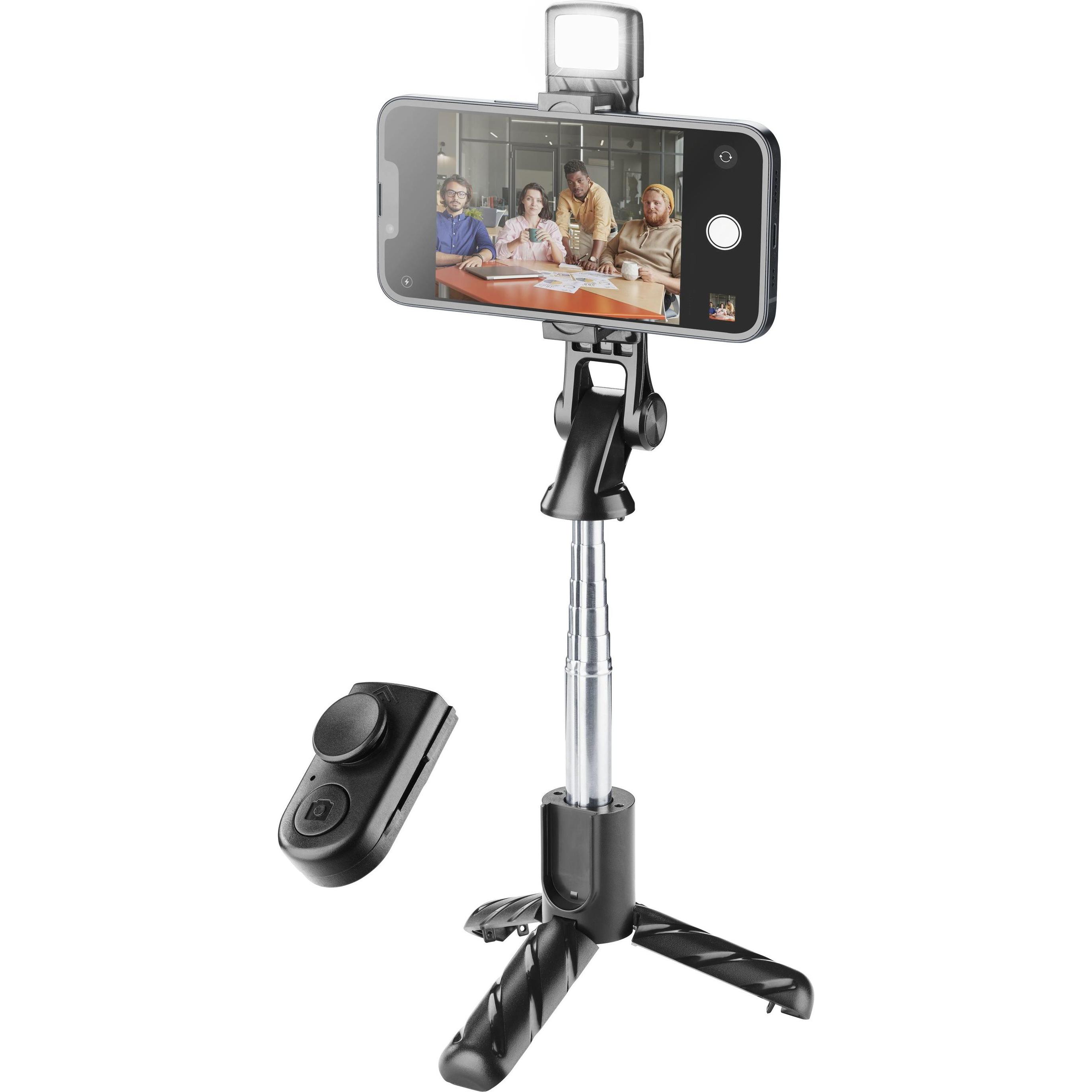 Thumbnail - Cellularline Sparkle - Universal, Selfie Stick, Schwarz