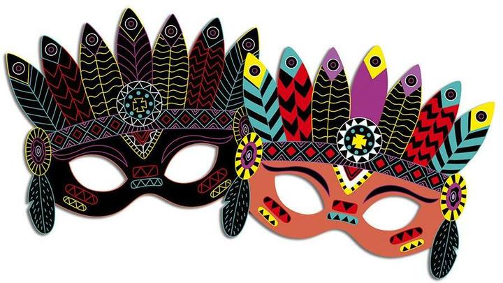 Produktbild Janod Kratzbilder Partymasken