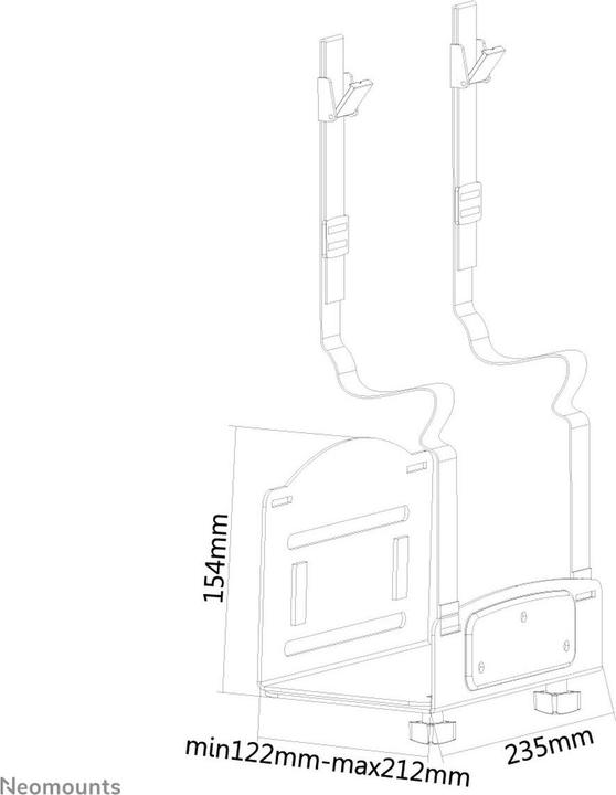 Immagine prodotto Neomounts Supporto CPU CPU-W100BLACK