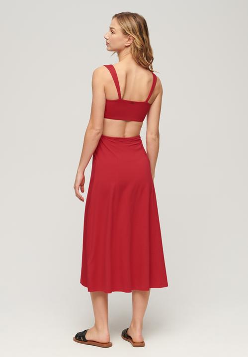 Image du produit Superdry Robe Midi En Jersey Découpé (42)