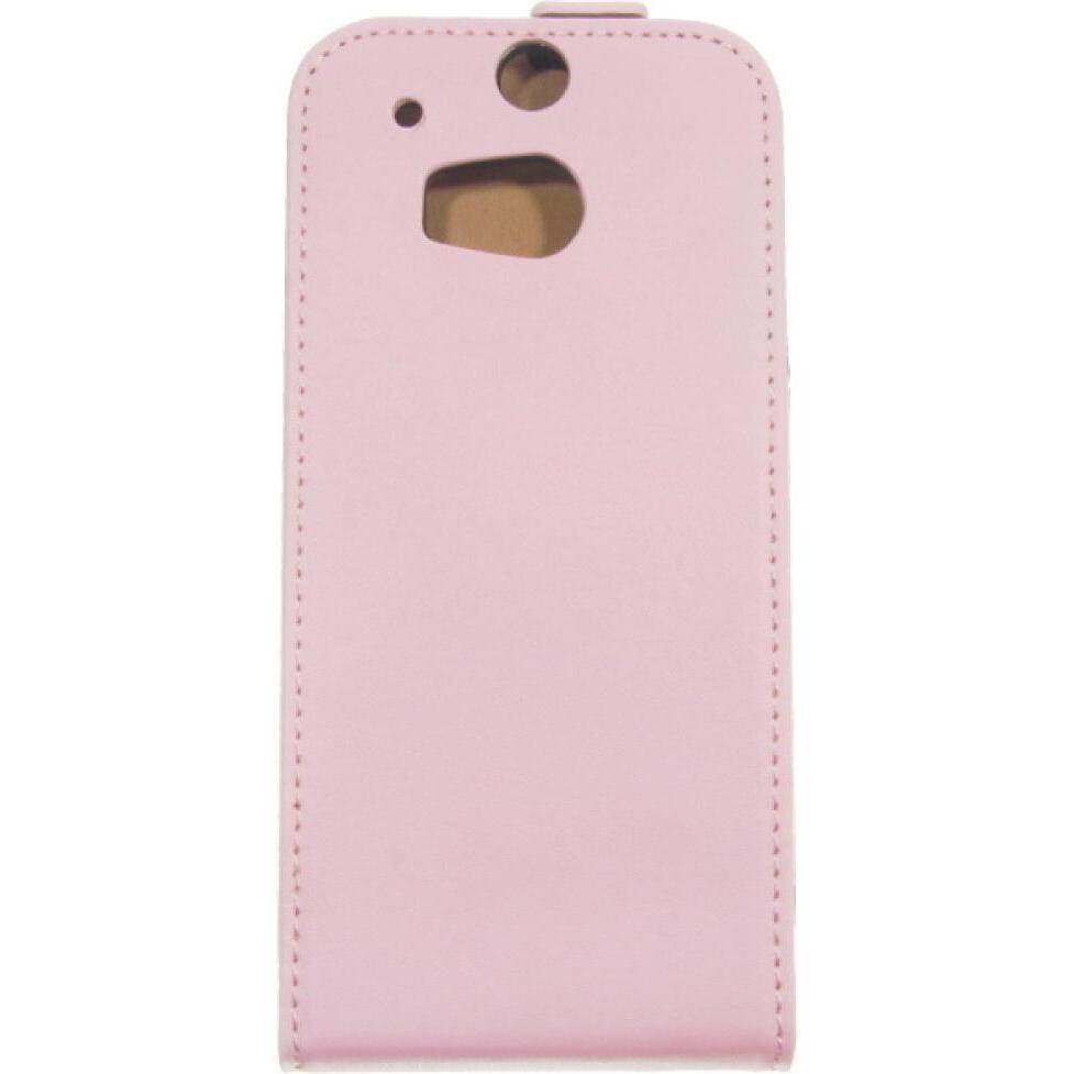 Thumbnail - OEM Slim Leder Flip Case HTC One M8 pink (HTC One (M8), HTC One M8s), Smartphone Hülle, Pink